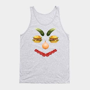 Cheeseburger face Tank Top